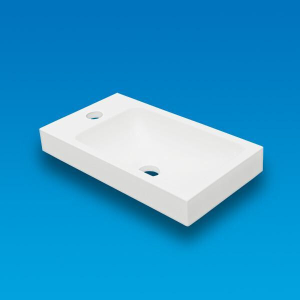

Умывальник накладной из литого мрамора Fancy Marble Ida 400C Белый глянцевый