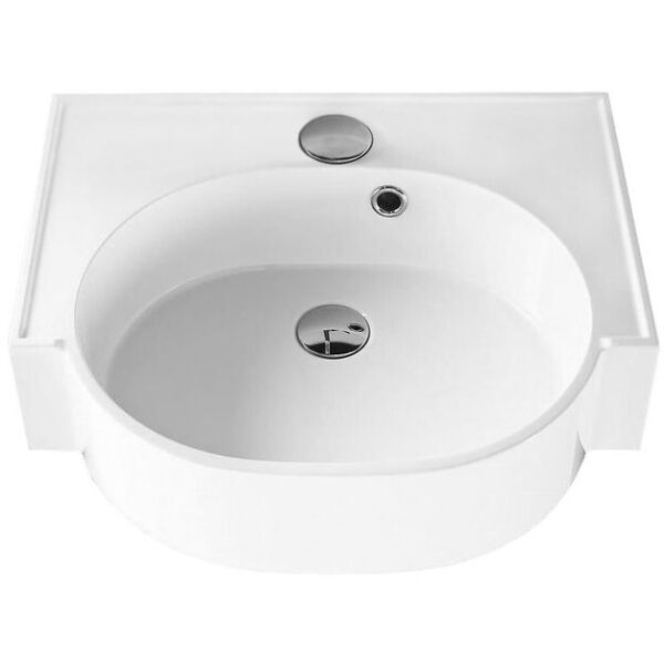 

Умывальник врезной из литого мрамора Fancy Marble Comfort 512 Белый глянцевый
