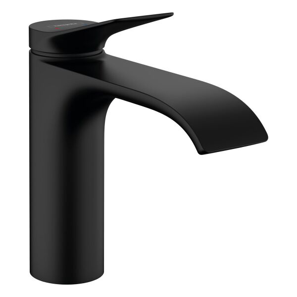 

Смеситель для раковины Hansgrohe Vivenis с сливным гарнитуром Черный матовый 75020670
