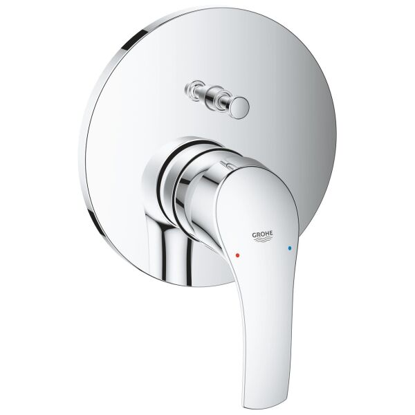 

Смеситель для ванны Grohe Eurosmart однорычажный с переключателем на 2 положения 24043002