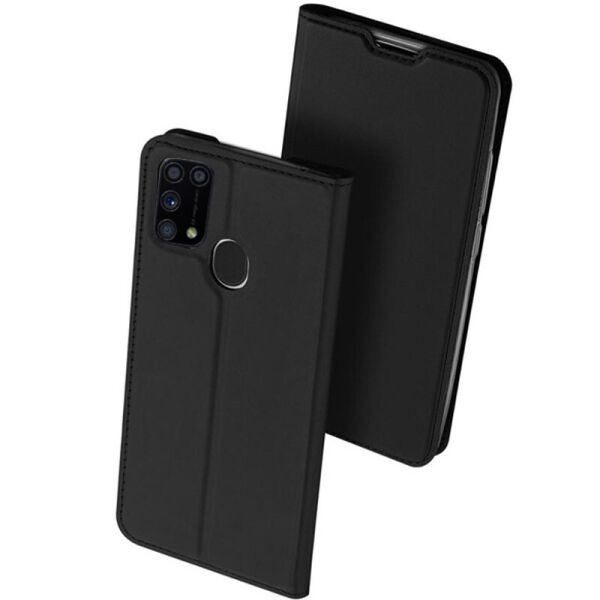 Кожаный чехол-книжка DUX DUCIS Skin Pro для Samsung Galaxy M31 Черный (49191413FA)