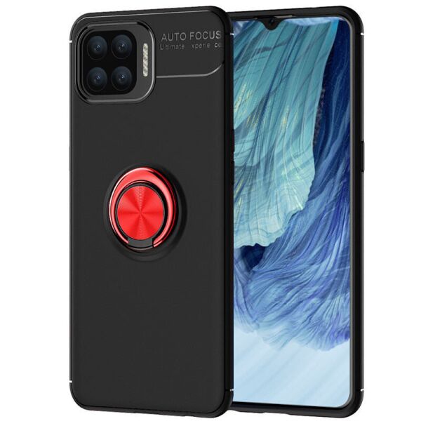 

Противоударный чехол DEEP Color Ring Magnet для Oppo A73 Черный-красный (29952292FA)