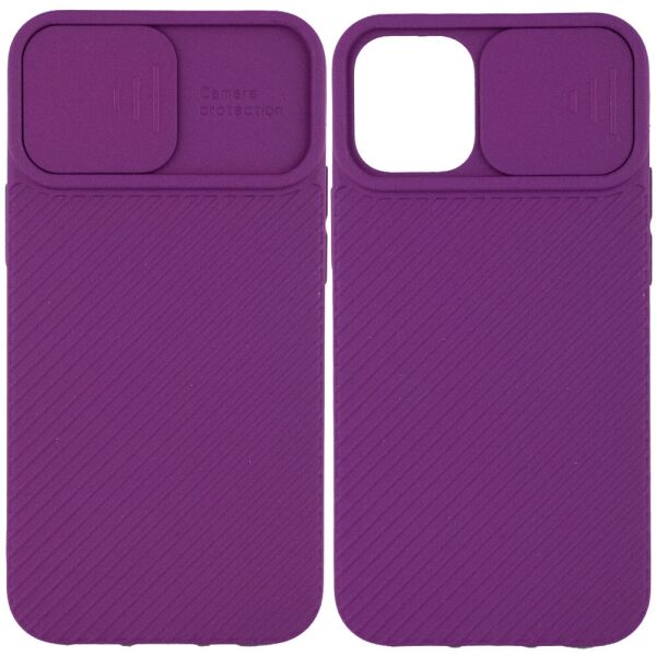 

Чехол-накладка EPIK Square TPU Camshield для Apple iPhone 12 Violet (30810815FA)