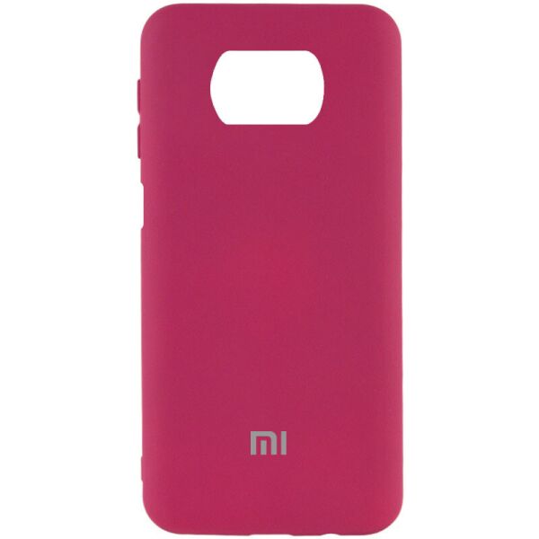 

Накладка Silicone Full Cover для Xiaomi Poco X3 NFC Бордовый * Marsala (30449314FA)