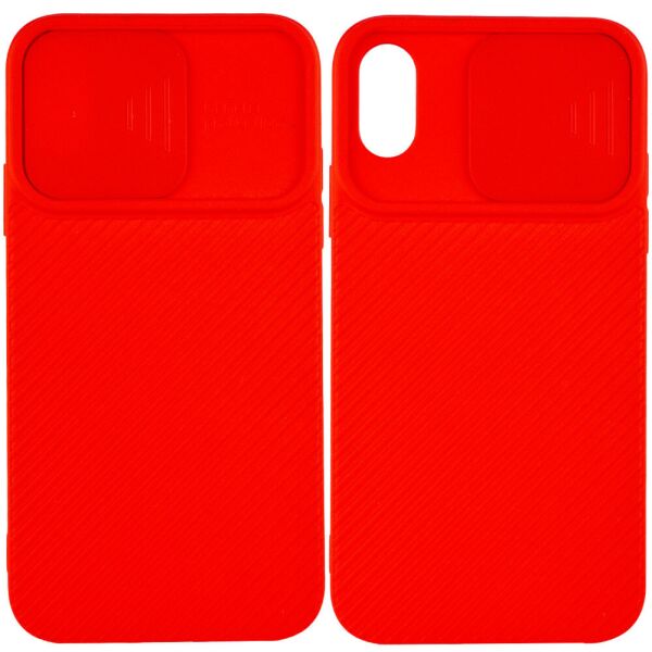 

Чехол-накладка EPIK Square TPU Camshield для Apple iPhone X Red (02013082FA)