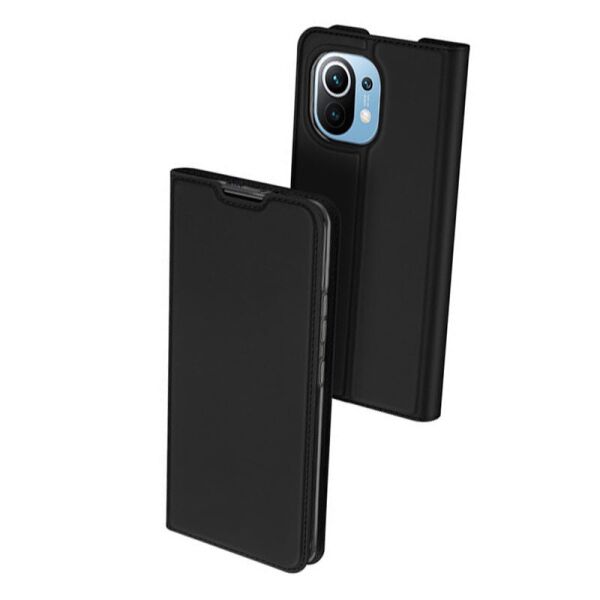 

Кожаный чехол-книжка DUX DUCIS Skin Pro для Xiaomi Mi 11 Черный (30033892FA)