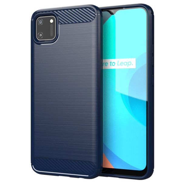 

Панель Polished Carbon для Realme C11 Синий (3119222FA)