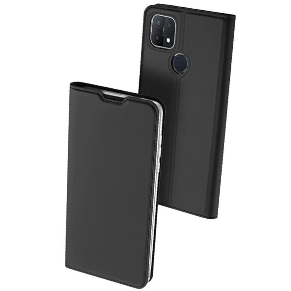 

Кожаный чехол-книжка DUX DUCIS Skin Pro для Oppo A15s Черный (20289911FA)
