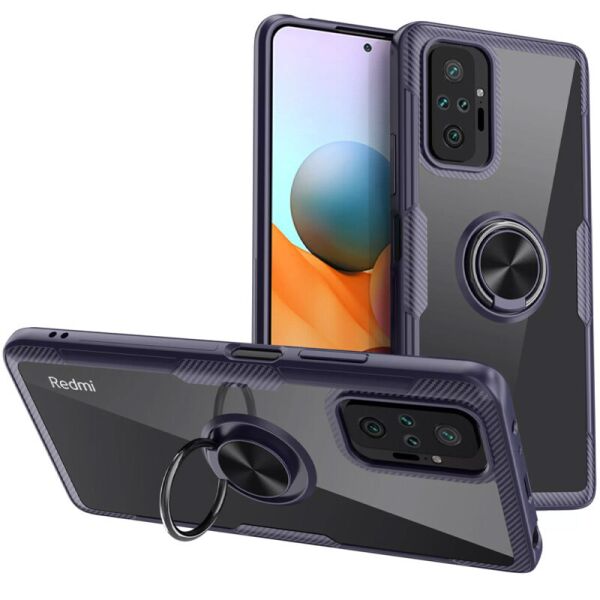 

Чехол DEEP Crystal Ring Magnet для Xiaomi Redmi Note 10 Pro Темно-синий (25324295FA)