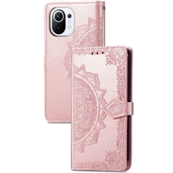 

Кожаный чехол-книжка EPIK Art Case для Xiaomi Mi 11 Lite Розовый (23919395FA)