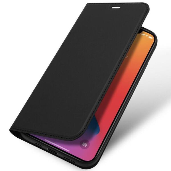 

Кожаный чехол-книжка DUX DUCIS Skin Pro для Apple iPhone 12 mini Черный (23423901FA)
