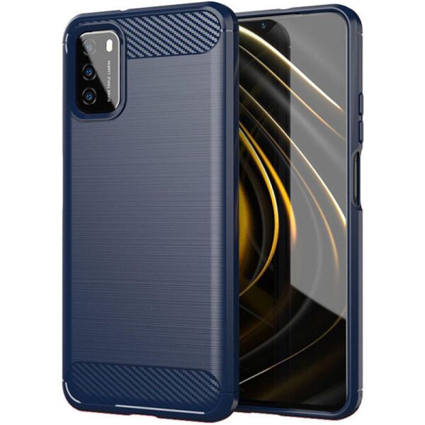 

Панель Polished Carbon для Xiaomi Poco M3 Синий (9909159FA)
