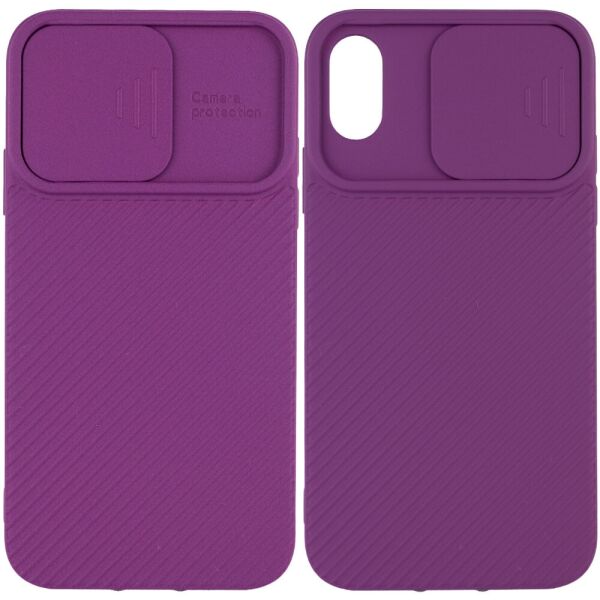

Чехол-накладка EPIK Square TPU Camshield для Apple iPhone X Violet (81122802FA)