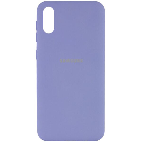 

Накладка Silicone Full Cover для Samsung Galaxy A02 Сиреневый * Dasheen (38001889FA)