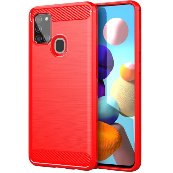 

Панель Polished Carbon для Samsung Galaxy A21s Красный (9885208FA)