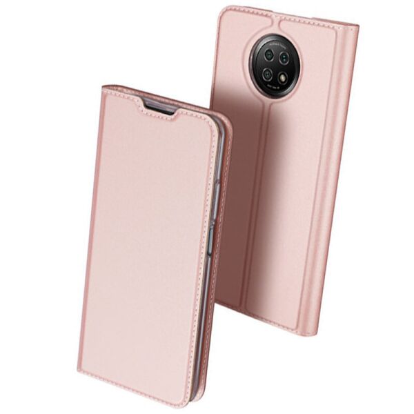 

Кожаный чехол-книжка DUX DUCIS Skin Pro для Xiaomi Redmi Note 9T Розовое золото (03520922FA)