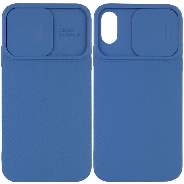 

Чехол-накладка EPIK Square TPU Camshield для Apple iPhone XS Max Blue (89558454FA)