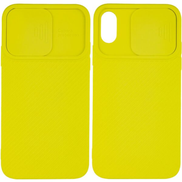 

Чехол-накладка EPIK Square TPU Camshield для Apple iPhone XS Yellow (30905239FA)
