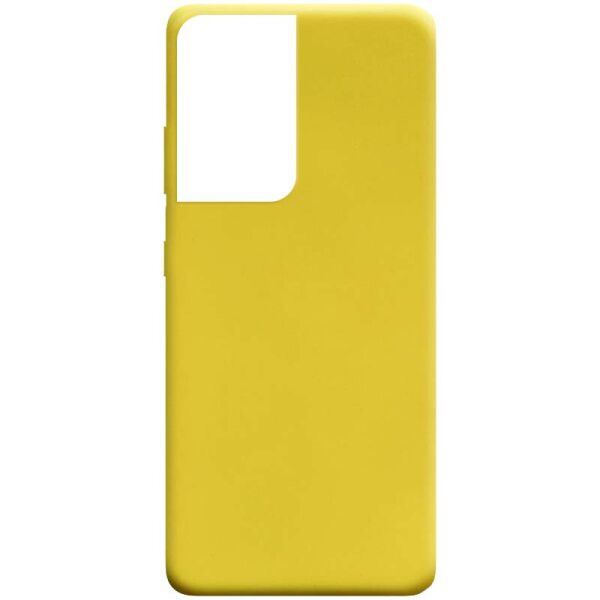 

Чехол накладка TPU Candy для Samsung Galaxy S21 Ultra Yellow (31495482FA)