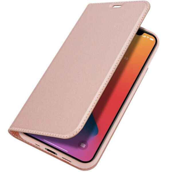 

Кожаный чехол-книжка DUX DUCIS Skin Pro для Apple iPhone 12 Pro Max Розовое золото (48104421FA)