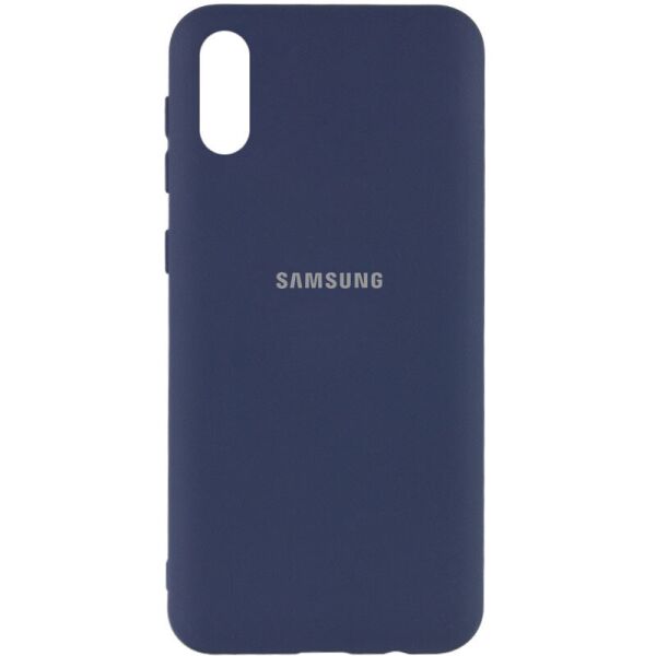 

Накладка Silicone Full Cover для Samsung Galaxy A02 Синий * Midnight blue (41935554FA)
