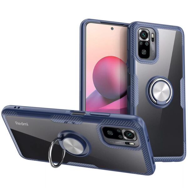 

Чехол DEEP Crystal Ring Magnet для Xiaomi Redmi Note 10 Синий (45038230FA)
