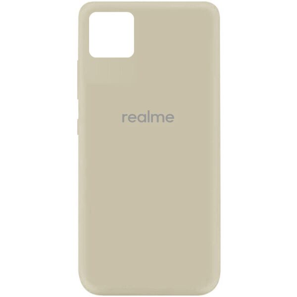 

Накладка Silicone Full Cover для Realme C11 Бежевый * Antigue White (409828FA)