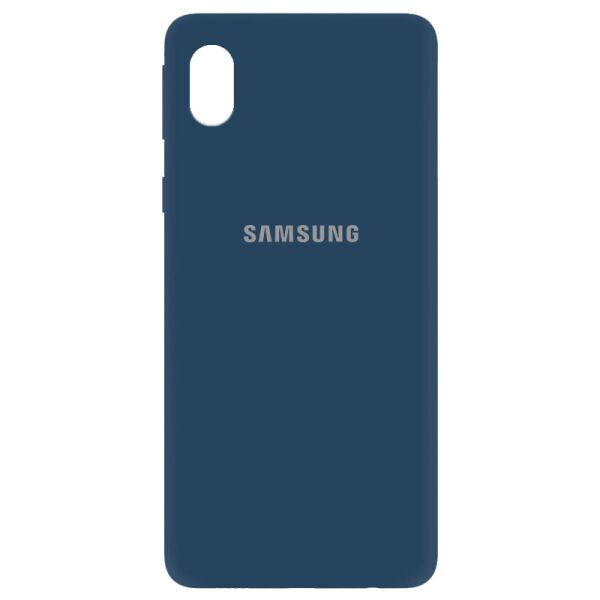 

Накладка Silicone Full Cover для Samsung Galaxy A01 Core Синий * Navy blue (04940014FA)