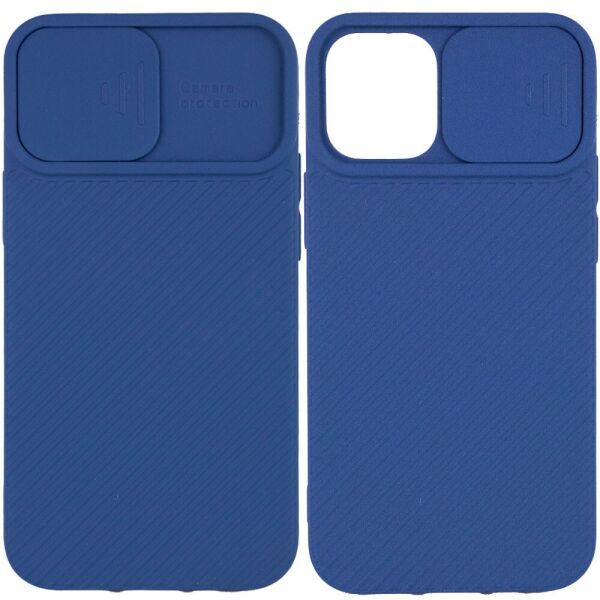 

Чехол-накладка EPIK Square TPU Camshield для Apple iPhone 12 mini Blue (25314355FA)