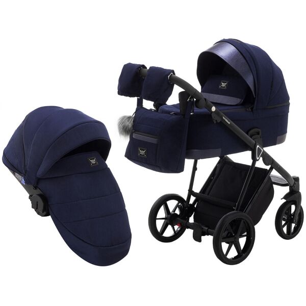 

Коляска 2 в 1 Adamex Gallo Thermo GA-9 deep blue 625611