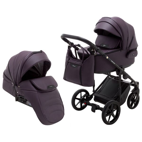 

Коляска 2 в 1 Adamex Porto Light ECO кожа 100% коричневый 625760