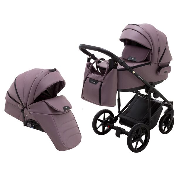 

Коляска 2 в 1 Adamex Porto Light ECO кожа 100% коричневый 625765
