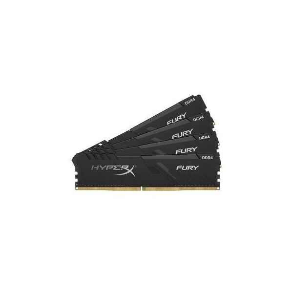 

Модуль пам'яті для комп'ютера DDR4 64GB (4x16GB) 2666 MHz HyperX Fury Black HyperX (Kingston Fury) (HX426C16FB3K4/64)