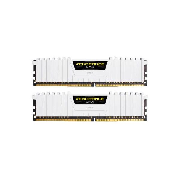 

Модуль пам'яті для комп'ютера DDR4 16GB (2x8GB) 3200 MHz LPX White CORSAIR (CMK16GX4M2B3200C16W)