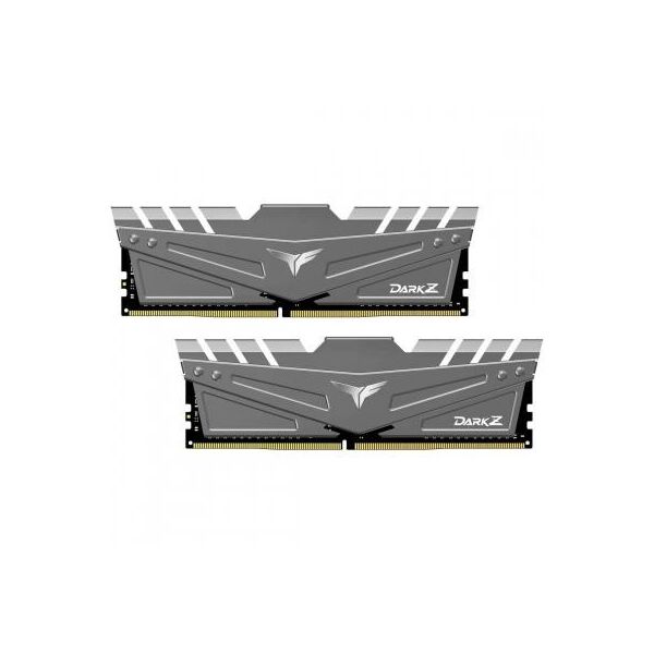 

Модуль пам'яті для комп'ютера DDR4 16GB (2x8GB) 3600 MHz T-Force Dark Z Gray Team (TDZGD416G3600HC18JDC01)