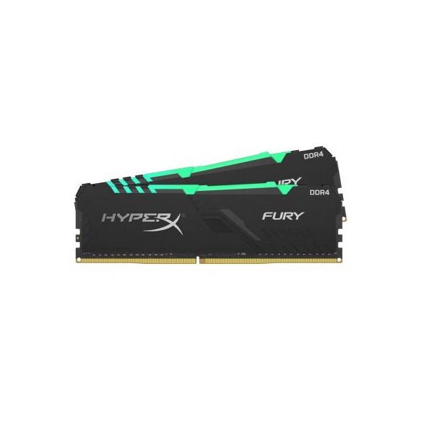 

Модуль пам'яті для комп'ютера DDR4 32GB (2x16GB) 2666 MHz HyperX Fury RGB HyperX (Kingston Fury) (HX426C16FB4AK2/32)