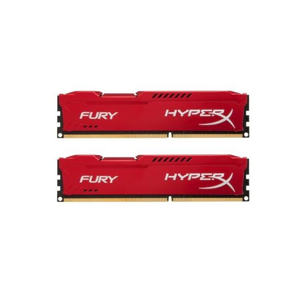 

Модуль пам'яті для комп'ютера DDR3 16Gb (2x8GB) 1600 MHz HyperX Fury Red HyperX (Kingston Fury) (HX316C10FRK2/16)