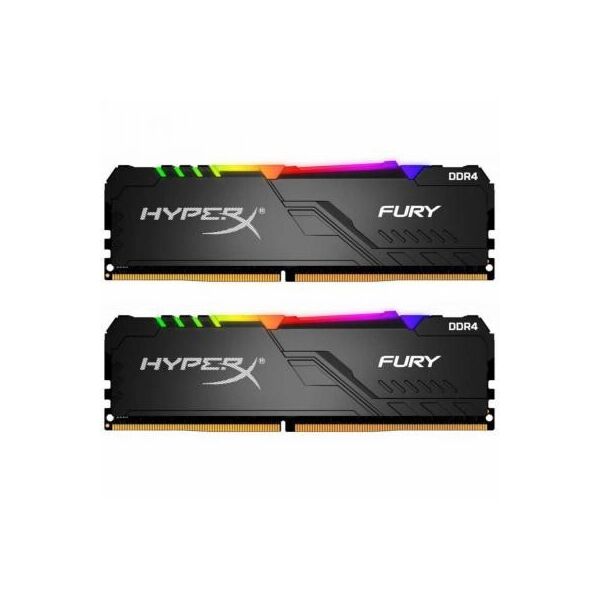 

Модуль пам'яті для комп'ютера DDR4 16GB (2x8GB) 3733 MHz HyperX Fury RGB HyperX (Kingston Fury) (HX437C19FB3AK2/16)