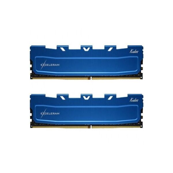 

Модуль пам'яті для комп'ютера DDR4 16GB (2x8GB) 3000 MHz Blue Kudos eXceleram (EKBLUE4163021AD)