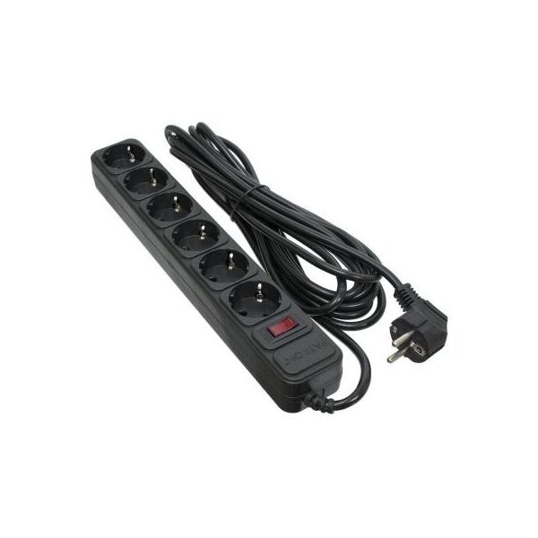 

Мережевий фільтр живлення PATRON 5.0 m3*1mm2 (SP-1065) 6 розеток BLACK (EXT-PN-SP-1065)