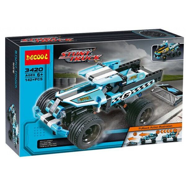 

Конструктор DECOOL 3420 TECHNIC - Трюковой грузовик (142 дет.)