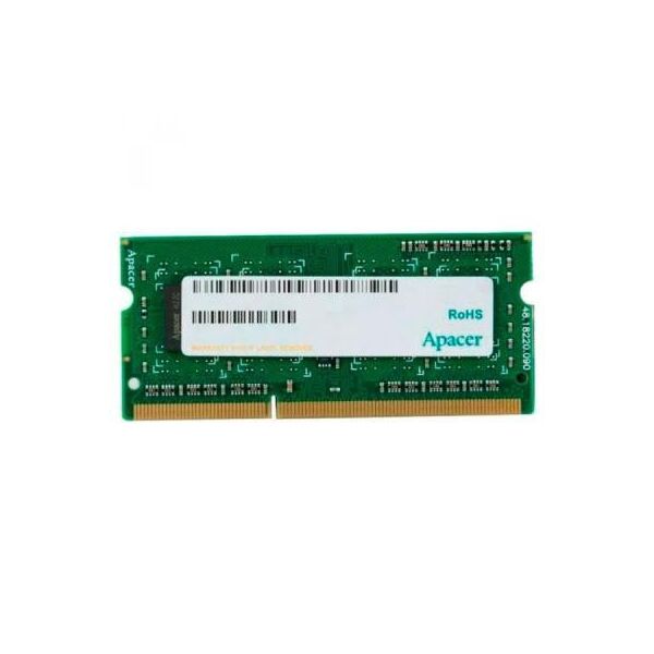 

Модуль пам'яті для ноутбука SoDIMM DDR3 4GB 1600 MHZ Apacer (DS.04G2K.KAM)