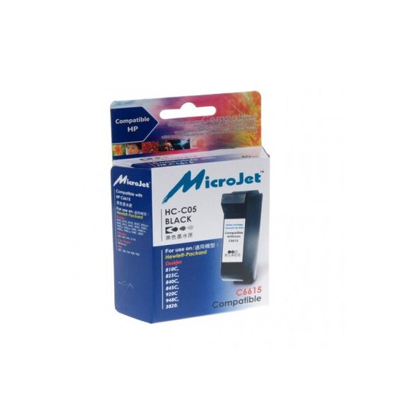 

Картридж Microjet для HP №15 Black (HC-C05)