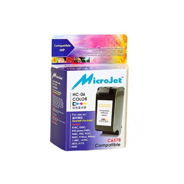 

Картридж MicroJet для HP №78 Color для HP DJ 930C/950C/970C (HC-06)