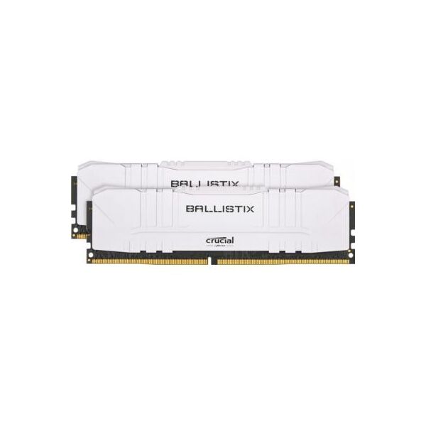 

Модуль пам'яті для комп'ютера DDR4 16GB (2x8GB) 3000 MHz Ballistix White Micron (BL2K8G30C15U4W)