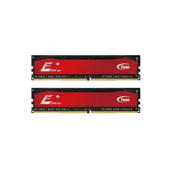

Модуль пам'яті для комп'ютера DDR4 16GB (2x8GB) 2400 MHz Elite Plus Red Team (TPRD416G2400HC16DC01)