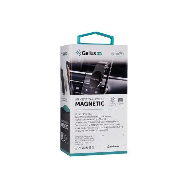 

Універсальний автотримач Gelius Pro GP-CH011 Black (00000082303)