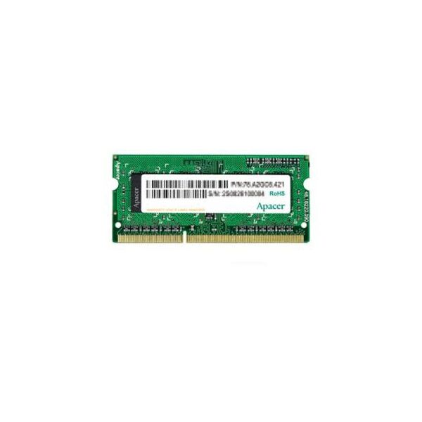 

Модуль пам'яті для ноутбука SoDIMM DDR3 8GB 1600 MHz Apacer (AS08GFA60CATBGC)
