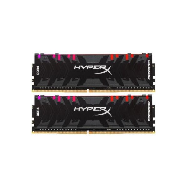 

Модуль пам'яті для комп'ютера DDR4 16GB (2x8GB) 3600 MHz HyperX Predator RGB HyperX (Kingston Fury) (HX436C17PB4AK2/16)