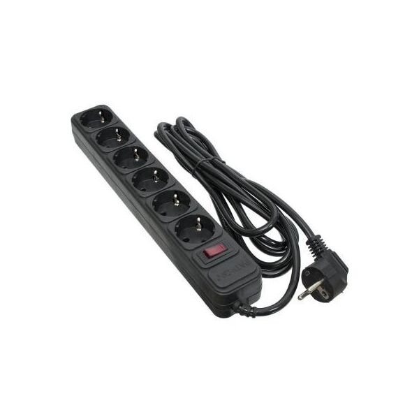 

Мережевий фільтр живлення PATRON 3.0 m3*1mm2 (SP-1063) 6 розеток BLACK (EXT-PN-SP-1063)